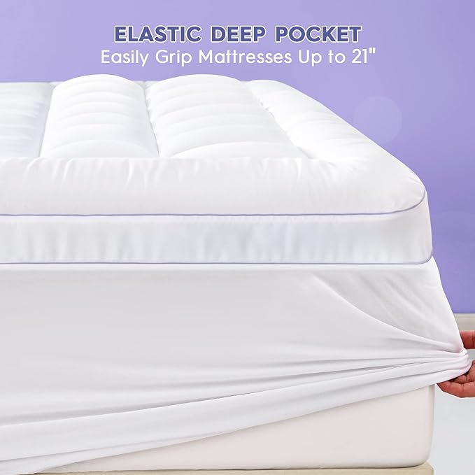 ABENE 3 Inch Dual Layer Memory Foam Mattress Topper - warmkisshome