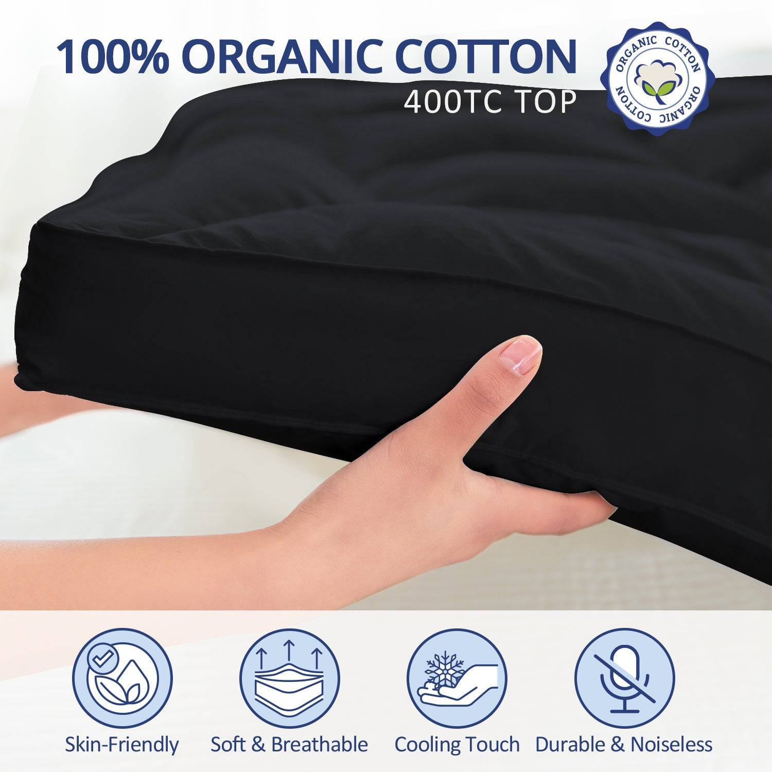 Extra Thick Cooling Mattress Topper