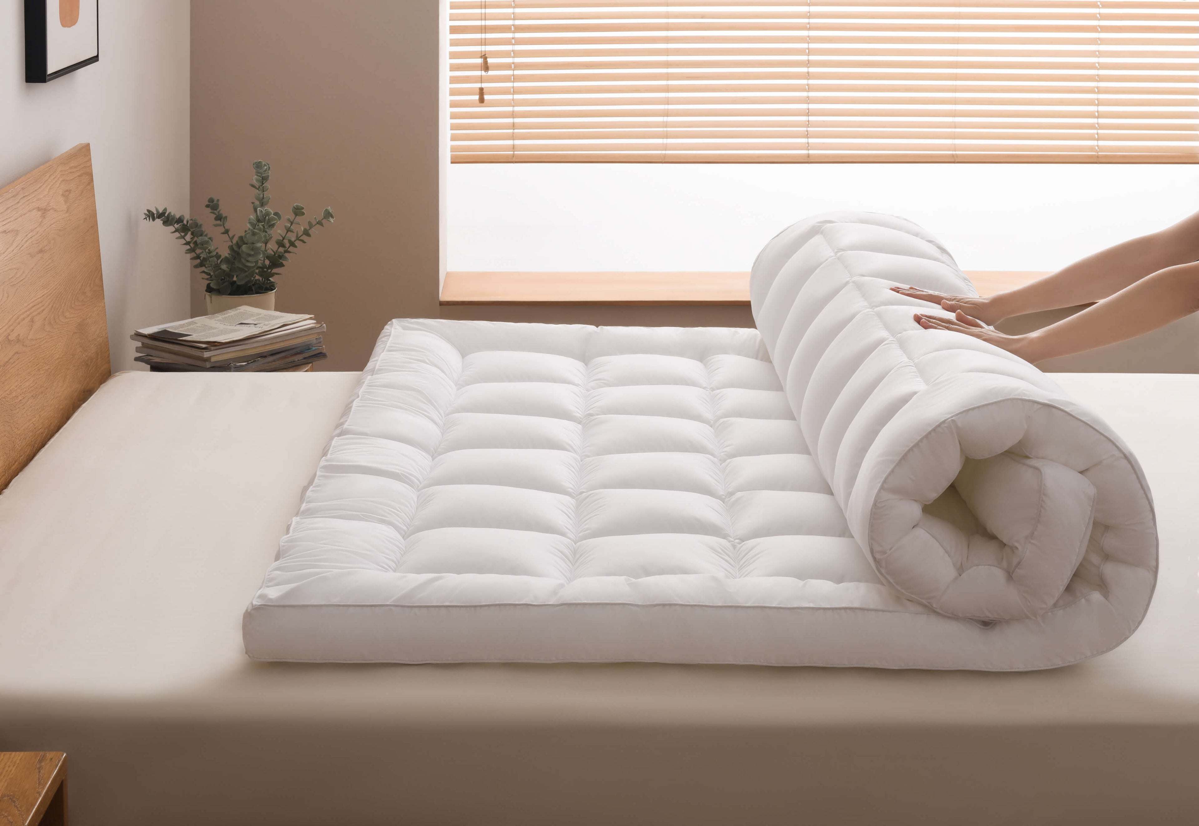 BreezeRest Cooling Touch Mattress Topper - Warmkiss