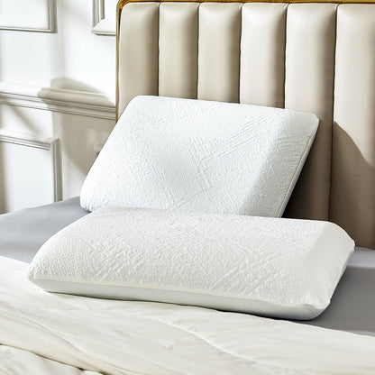 Bedtter DualCool Memory Foam Pillow - Two-Sided Cooling for Back &amp; Side Sleepers, Pressure Relief
