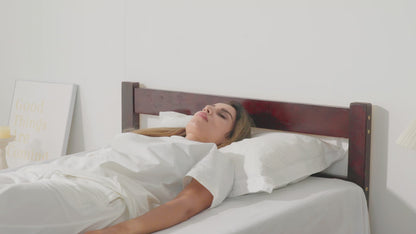 ELEMUSE Medium Firm Memory Foam Mattress - Cooling Gel, CertiPUR-US Certified, Bed-in-a-Box