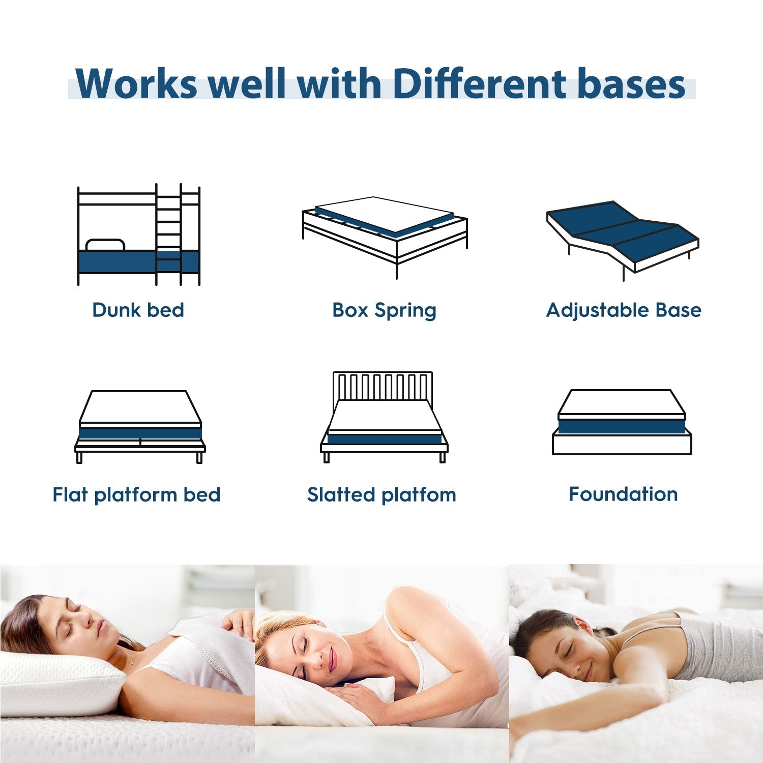 Gel Memory Foam Mattress-Elemuse